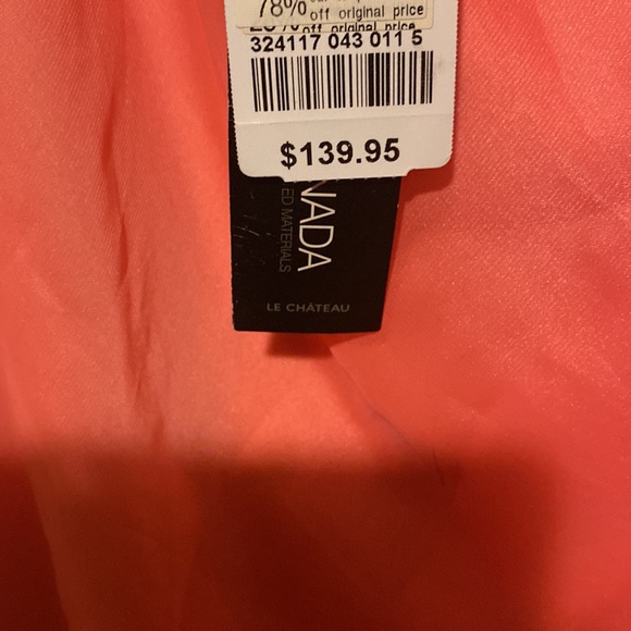 2/$30 NWT ** one shoulder high/low chiffon dress - Picture 4 of 4